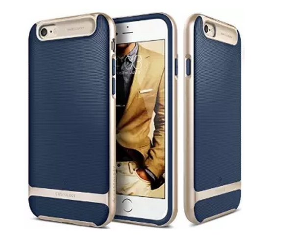 iPhone 6S Plus Case Caseology Wavelength Series Case  Textured Pattern Grip Case Navy Blue